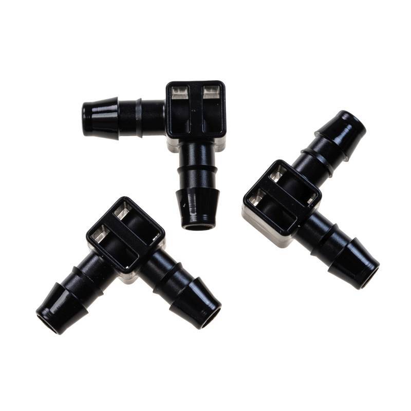Blumat Drip System Hose Elbow Connectors x 3 for 8mm feeding tube