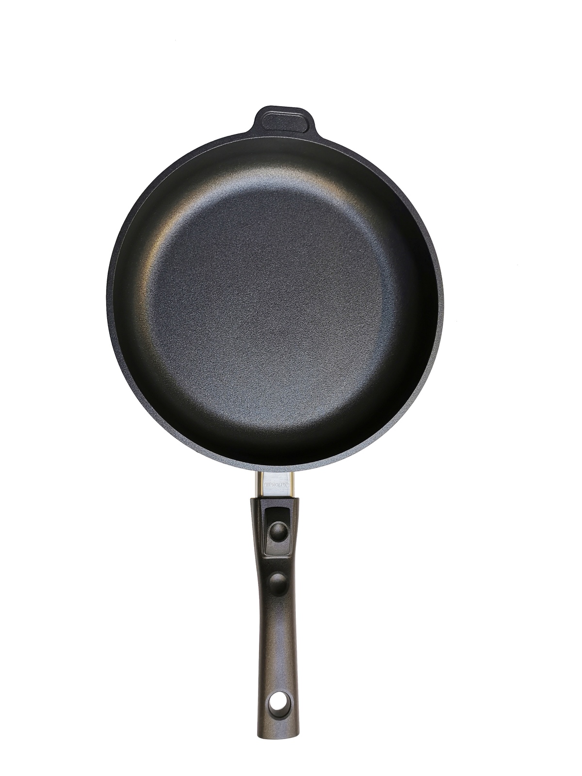 Frying pan induction 28x5cm high with detachable handle & oven-proof glass lid