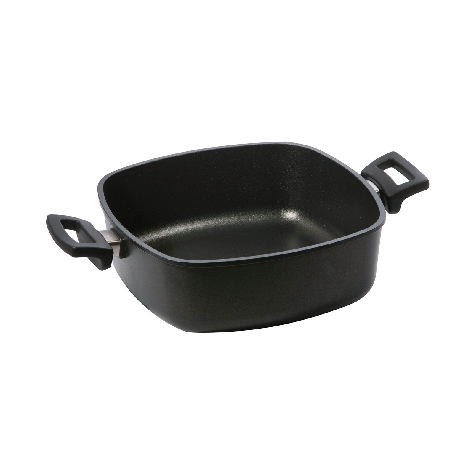 Square Casserole Induction 28x28x10cm high, incl. oven-proof glass lid