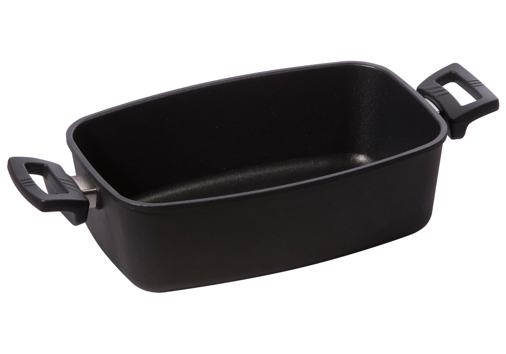 Roaster and Fish Pan 33x22x11cm with oven-proof glass lid 