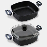 Square Casserole Dish28x28x10cm high, incl. oven-proof glass lid