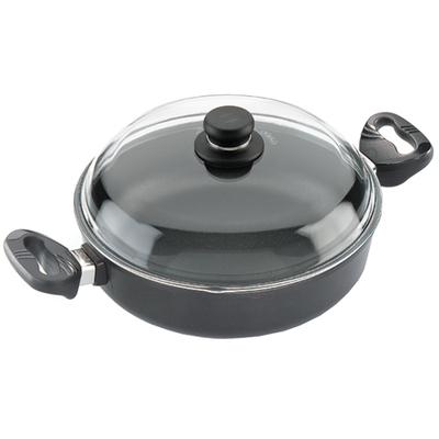Casserole Induction 32x7cm high, incl. oven-proof glass lid