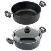 Roasting pan 32x10cm high, incl. oven-proof glass lid