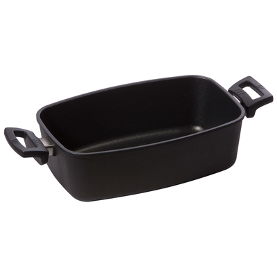 Roaster and Fish Pan 33x22x11cm with oven-proof glass lid 