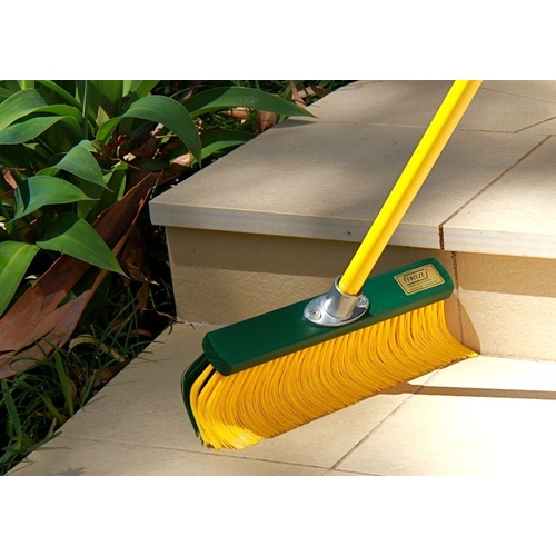 Rake Broom Outdoor 45cm, telescopic handle included  